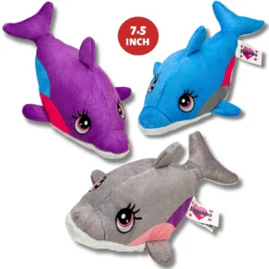 7.5" CUTE EYED DOLPHIN 3 ASSORTED (CTN QTY 240)