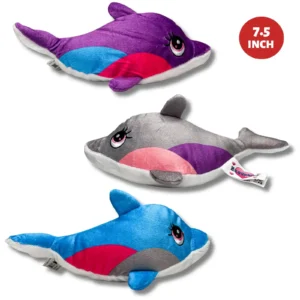 30985-7.5 7.5″ CUTE EYED DOLPHIN 3 ASSORTED (CTN QTY 240)