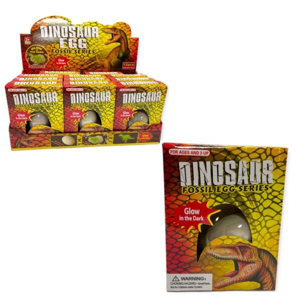 HU1186-FOSSIL DINOSAUR GLOW IN THE DARK CDU