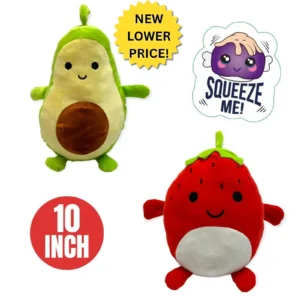 30384-10-10” ROUND STRAWBERRY & AVOCADO