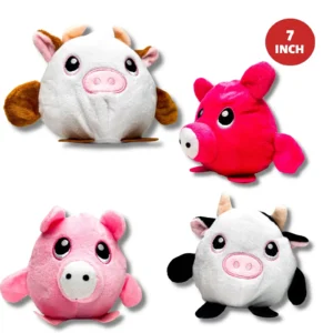 30395-7 7” ROUND PIG & COW (CTN QTY 240)