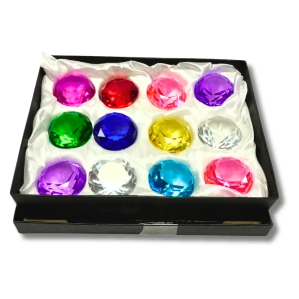 HU1434-4cm COLOURED DIAMONDS IN CDU X 12