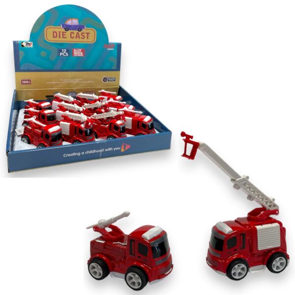 HU1444-DIE CAST FIRE TRUCK CDU