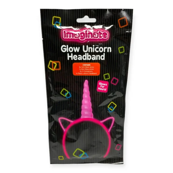 HU1432-GLOW UNICORN HEADBAND