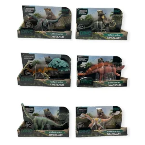 HU9389-DINOSAUR COLLECTION BOXED 6 ASSORTED