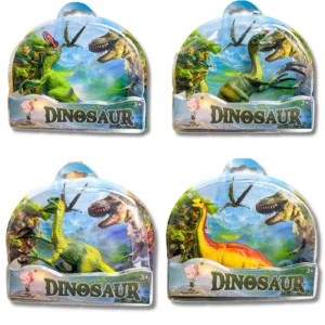 HU1496-DINOSAURS WORLD FIGURES14CM IN BLISTER 8 ASSORTED