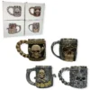 HU9428-TANKARD SKULL 4 ASSORTED-BOX