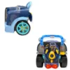 HU9436-CAR BONNET GARAGE PLAYSET 4 ASSORTED-BLUE