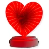HU9460-17.5CM HEART INFINITY RED LIGHT