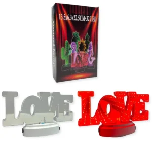 HU9461-21.5CM LOVE INFINITY RED LIGHT