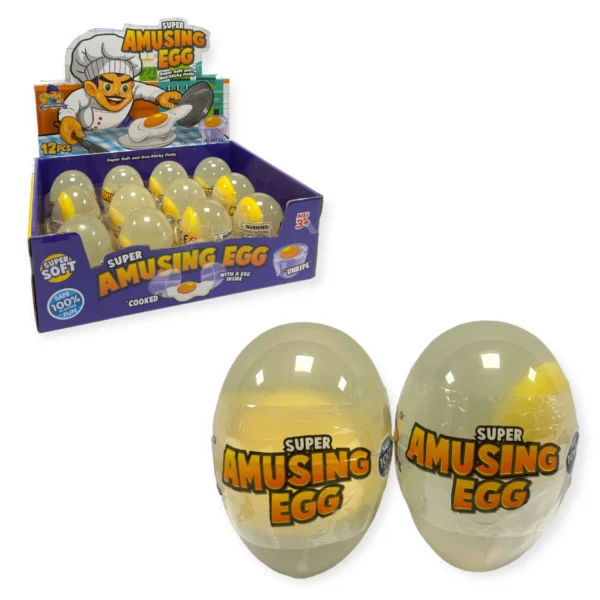 HU1338-AMUSING EGG PUTTY CDU