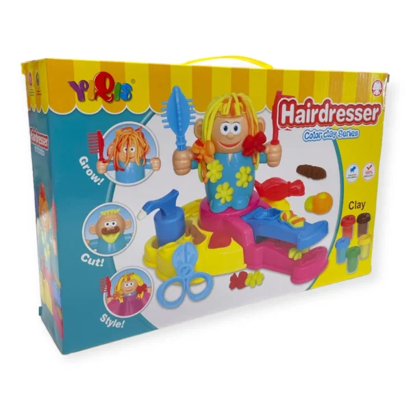 HU9476-PLAY CLAY 36CM HAIRDRESSER SET