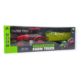 RC20207-RC 43CM FARM TRACTOR & TRAILER 2 ASSORTED
