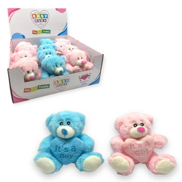 30407-6H-6INCH BABY HUGGS WITH HEART CDU