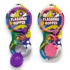 HU1586-FLASHING BALL HOPPER ON CARD-ASSORTED