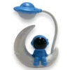 HU9437-25CM LAMP SPACEMAN ON MOON-BLUE