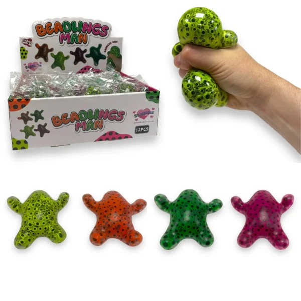 HU8060-10CM NEON BEADS SQUEEZY MAN