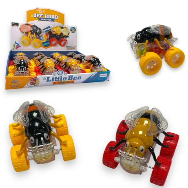 HU1608-10CM BEE CLOCKWORK FRICTION CAR LU IN CDU X 12