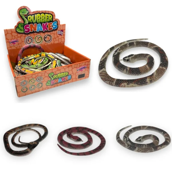HU8074-64CM RUBBER SNAKES IN CDU X 24