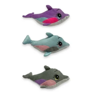 30985-7.5-7.5INCH CUTE EYED DOLLPHIN 3 ASSORTED