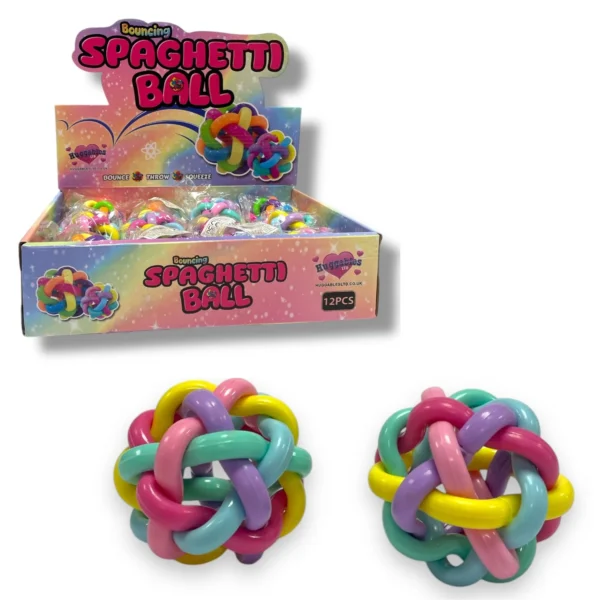HU8071-6.5cm SPAGHETTI BOUNCING BALL CDU X 12