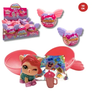 10CM SURPRISE BALL WITH MINI TOYS IN CDU X 9