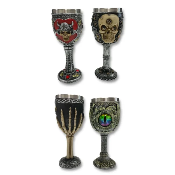19CM GOTHIC GLOBLETS 4 ASSTS-HU9506