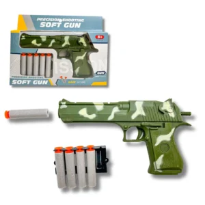 CAMOUFLAUGE SOFT DART GUN BOXED