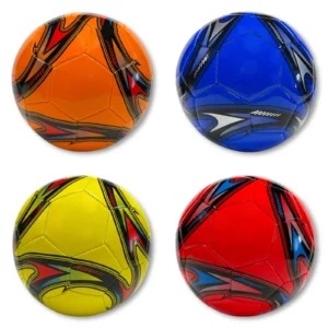 HU8136- SIZE 5 FOOTBALL-CIRCLE-SWIRL-MATT