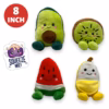 30437-8-8INCH FRUITY FRIENDS-ASSORTED