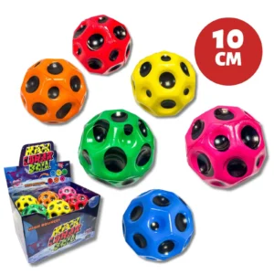 10CM LUNAR BALL IN CDU X 12 ASSTD COLS (CTN QTY 72)