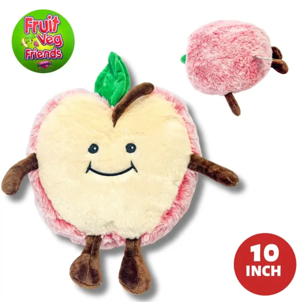 31041-10-10-INCH-FLUFFY-FRUITY-FRIENDS-PEAR-ORANGE&APPLE-APPLE 31041-10-10-INCH-FLUFFY-FRUITY-FRIENDS-PEAR-ORANGEAPPLE-APPLE
