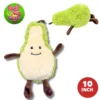 31041-10-10-INCH-FLUFFY-FRUITY-FRIENDS-PEAR-ORANGEAPPLE-PEAR