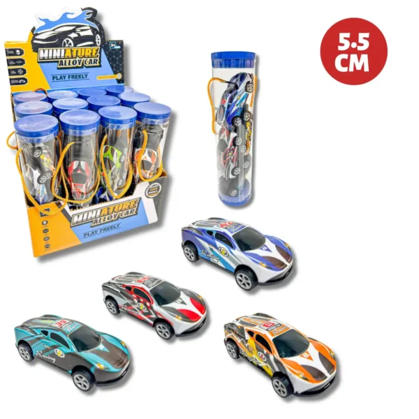 HU1638-8-6CM-PULL-BACK-DIE-CAST-CAR-X-4-IN-TUBE-CDU-X-12-CTN-QTY-144