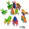 HU1655 ROBOT INSECTS 5 ASSORTED BLOCKS SET CDU X 15 (CTN QTY 120) (1)