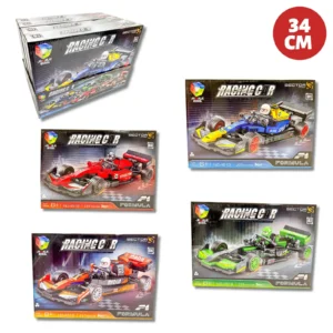 HU9512-34CM-RACING-CAR-BUILDING-BLOCKS-TECHNIQUE-CDU-X4