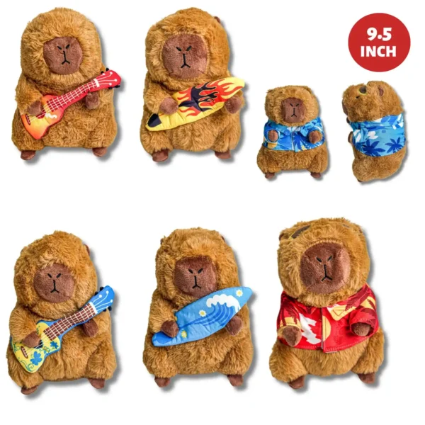 31064-9.5 9.5-INCH-HAWAIIAN-CAPYBARA-3-ASSTD-CTN-QTY-48