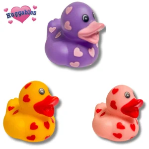 6CM HEART DUCK QUACKERZ 3 COLS (CTN QTY 288)