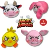 31071-7 7INCH ANGRY ANIMALS ROLY POLY COUNTRY MIX