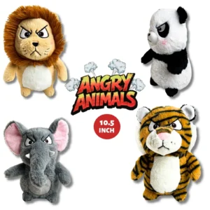 31070-10.5 10.5 INCH ANGRY ANIMALS WILDLIFE MIX