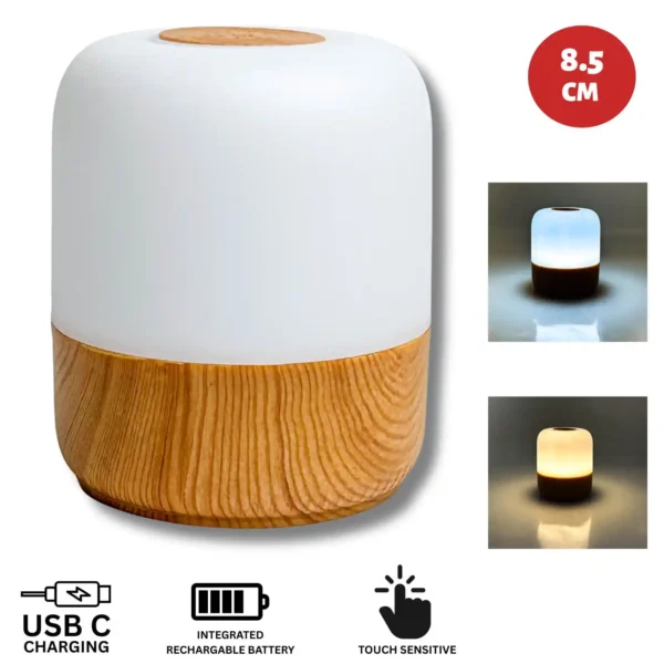 8.5CM NIGHT LIGHT COLOUR CHANGING TOUCH LAMP (CTN QTY 36)