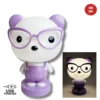 HU9465 20CM BEAR, DOG , RABBIT IN GLASSES LAMP USB 3 ASSTD (CTN QTY 18)