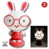 HU9465 20CM BEAR, DOG , RABBIT IN GLASSES LAMP USB 3 ASSTD (CTN QTY 18)