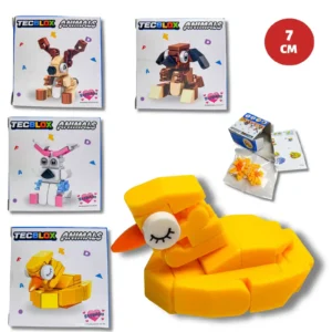7CM TECBLOX BYO ANIMALS 4 ASSORTED BLOCKS SETS (CTN QTY 360)
