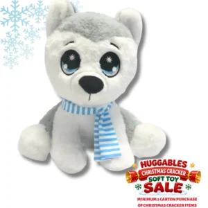 10" SNOWFLAKE HUSKY (CTN QTY 48) Special £1.98 price only valid when ordering 2 cartons or more on Christmas Cracker deal