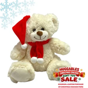10" BRUNO CHRISTMAS BEAR RED H & S (CTN QTY 48)  Special £1.98 price only valid when ordering 2 cartons or more on Christmas Cracker deal